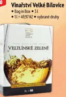 Albert Vinařství Velké Bílovice nabídka