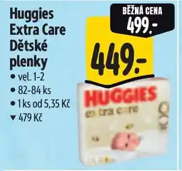 Albert Huggies Extra Care Dětské plenky nabídka