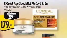 Albert L'Oréal Age Specialist Pleťový krém nabídka