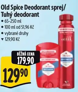 Albert Old Spice Deodorant sprej/ Tuhý deodorant nabídka