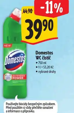 Albert Domestos WC čistič nabídka