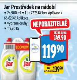 Albert Jar Prostředek na nádobí nabídka