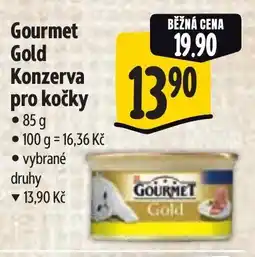 Albert Gourmet Gold Konzerva pro kočky nabídka