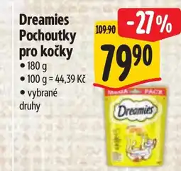 Albert Dreamies Pochoutky pro kočky nabídka