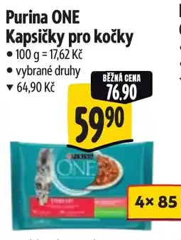 Albert Purina ONE Kapsičky pro kočky nabídka
