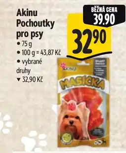 Albert Akinu Pochoutky pro psy nabídka