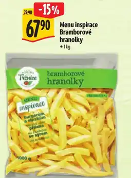 Albert Menu inspirace Bramborové hranolky nabídka