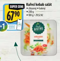 Albert Kuřecí kebab salát nabídka