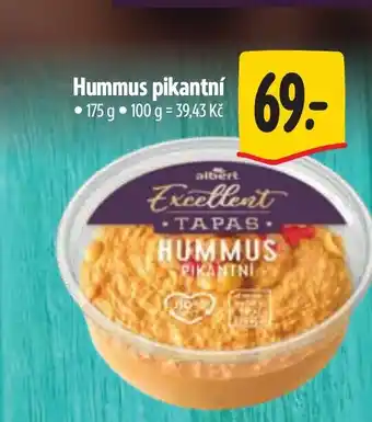 Albert Hummus pikantní nabídka