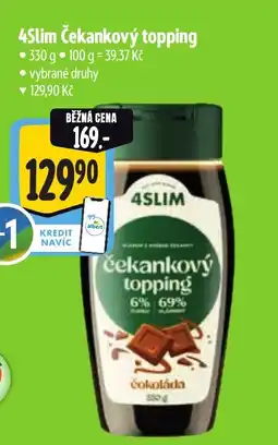 Albert 4Slim Čekankový topping nabídka