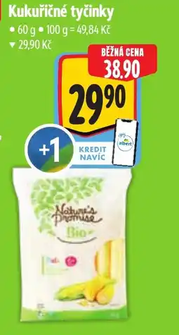 Albert Nature's Promise Bio Kukuřičné tyčinky nabídka