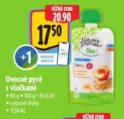 Albert Nature's Promise Bio Ovocné pyré s vločkami nabídka