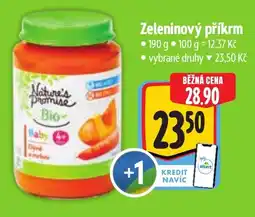 Albert Nature's Promise Bio Zeleninový příkrm nabídka