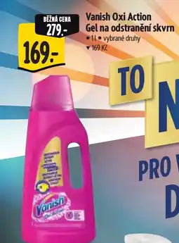 Albert Vanish Oxi Action Gel na odstranění skvrn nabídka