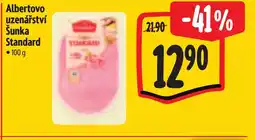 Albert Albertovo uzenářství Šunka Standard nabídka