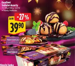 Albert Excellent Sváteční dezerty nabídka