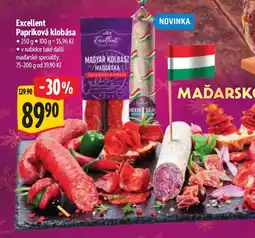 Albert Excellent Papriková klobása nabídka