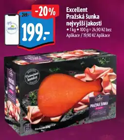 Albert Excellent Pražská šunka nejvyšší jakosti nabídka