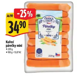 Albert Kuřecí párečky mini nabídka