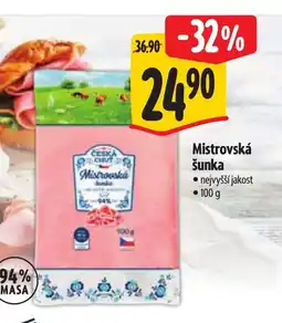 Albert Mistrovská šunka nabídka