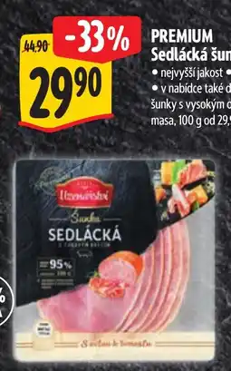 Albert Premium Sedlácká šunka nabídka
