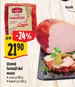 Albert Uzené farmářské maso nabídka