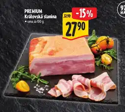 Albert PREMIUM Královská slanina nabídka
