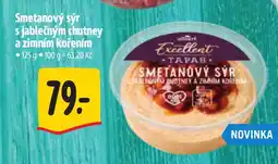 Albert Smetanový sýr s jablečným chutney a zimním kořením nabídka