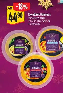 Albert Excellent Hummus nabídka