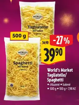 Albert World's Market Tagliatelle/ Spaghetti nabídka
