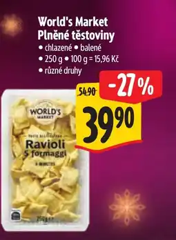 Albert World's Market Plněné těstoviny nabídka