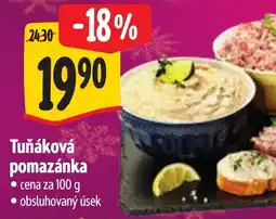 Albert Tuňáková pomazánka nabídka