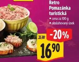 Albert Retro Pomazánka turistická nabídka