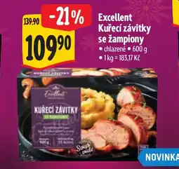 Albert Excellent Kuřecí závitky se žampiony nabídka