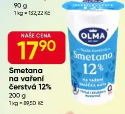 Hruška Smetana na vaření čerstvá 12% nabídka