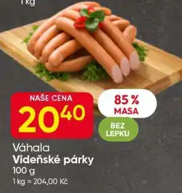 Hruška Váhala Vídeňské párky nabídka
