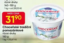 Hruška Choceňské tradiční pomazánkové nabídka