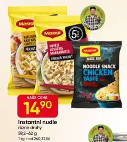 Hruška INSTANTNÍ NUDLE nabídka