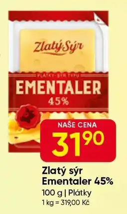 Hruška Zlatý sýr Ementaler 45 % nabídka