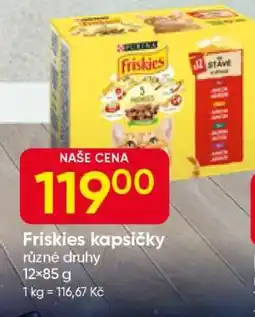 Hruška Friskies kapsičky nabídka
