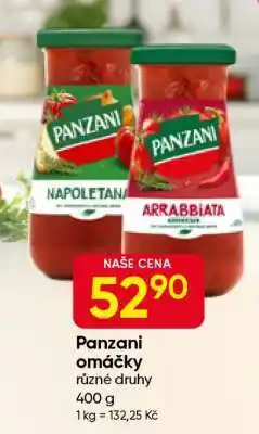 Hruška Panzani omáčky nabídka