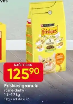 Hruška Friskies granule nabídka