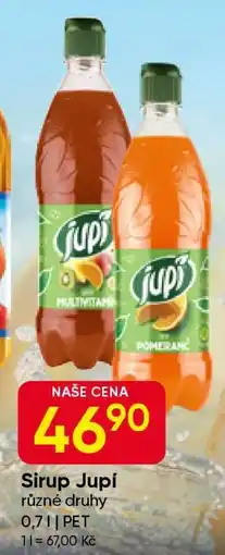 Hruška SIRUP JUPÍ nabídka
