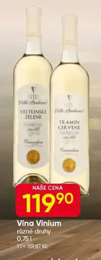 Hruška VÍNO VINIUM nabídka