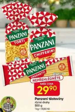 Hruška Panzani Těstoviny nabídka
