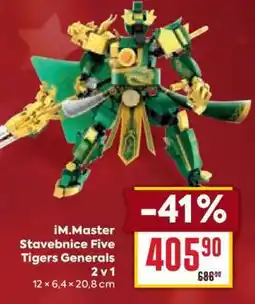 Billa iM.Master Stavebnice Five Tigers Generals nabídka
