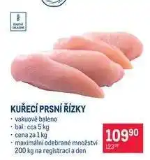 Makro Kuřecí prsní řízky nabídka