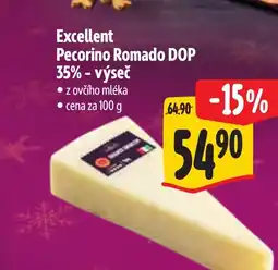Albert Excellent Pecorino Romado DOP 35% - výseč nabídka