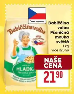 Billa Babiččina volba Pšeničná mouka světlá nabídka