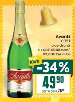 Billa Avanti nabídka
